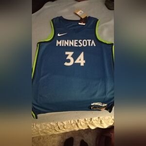 Brand New Women's Nike Blue and Green Minnesota Jersey For Sale!!